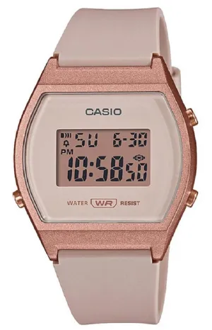 Casio LW-204-4ADFBeige Resin strap Watch for Women Affordable casual watches Sporty casual watches Affordable luxury casual watches