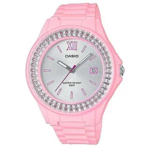 Casio LX-500H-4E4VDF Pink Resin Watch for Women Affordable casual watches Sporty casual watches Affordable luxury casual watches
