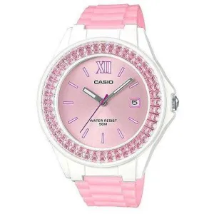 Casio LX-500H-4E5VDF Pink Resin Watch for Women Affordable casual watches Sporty casual watches Affordable luxury casual watches