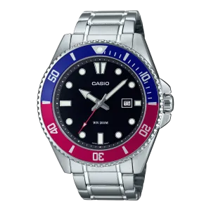 Casio Marine Sport Analog Diver's Watch with Rotating Bezel MDV107D-1A3 