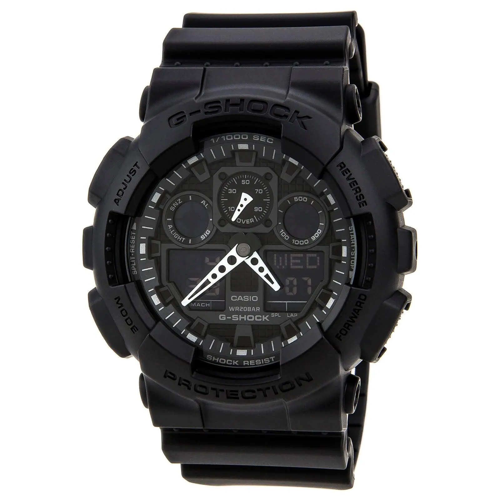 Casio Men's G-Shock Black Resin Strap Watch | GA100-1A1 Luxury Quartz Watch Quartz Watch Sale