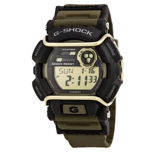 Casio Men's G-Shock Digital Grey Dial Green Resin Strap World Time Dive Watch | GD400-9 Luxury Quartz Watch Quartz Watch Sale