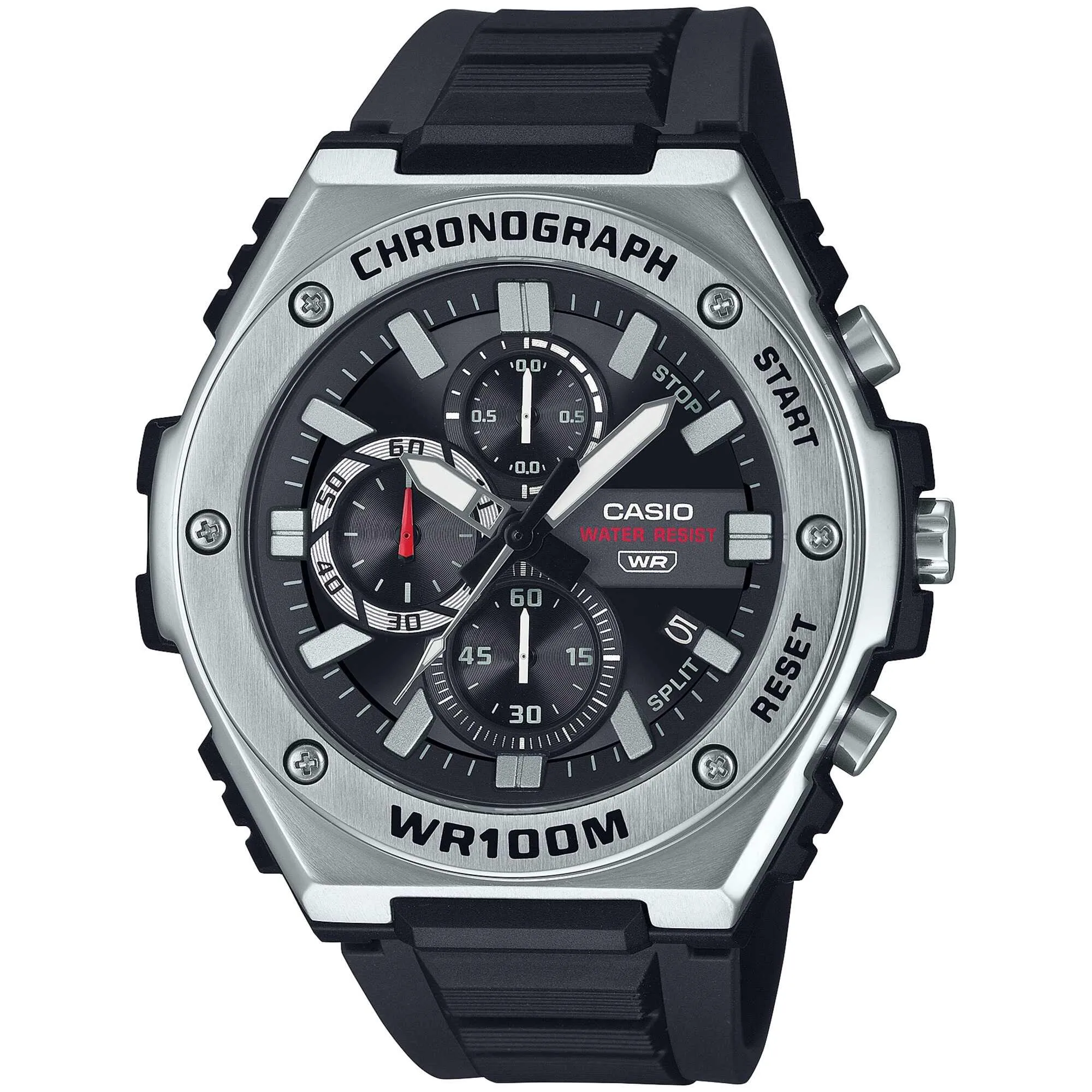 Casio Men's Watch - Chronograph Quartz Black Dial Resin Strap | MWA300H-1A Luxury Quartz Watch Quartz Watch Sale