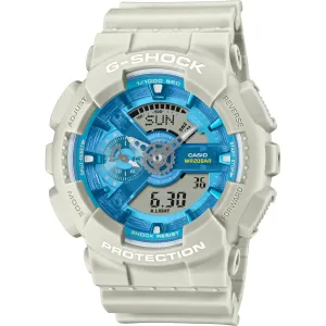 Casio Men's Watch G-Shock World Time Blue and Grey Ana-Digi Dial GA-110AS-5ACR Luxury Quartz Watch Quartz Watch Sale