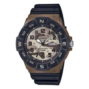 Casio MRW-220HCM-5BVDF Brown Resin Watch for Men Affordable casual watches Sporty casual watches Affordable luxury casual watches