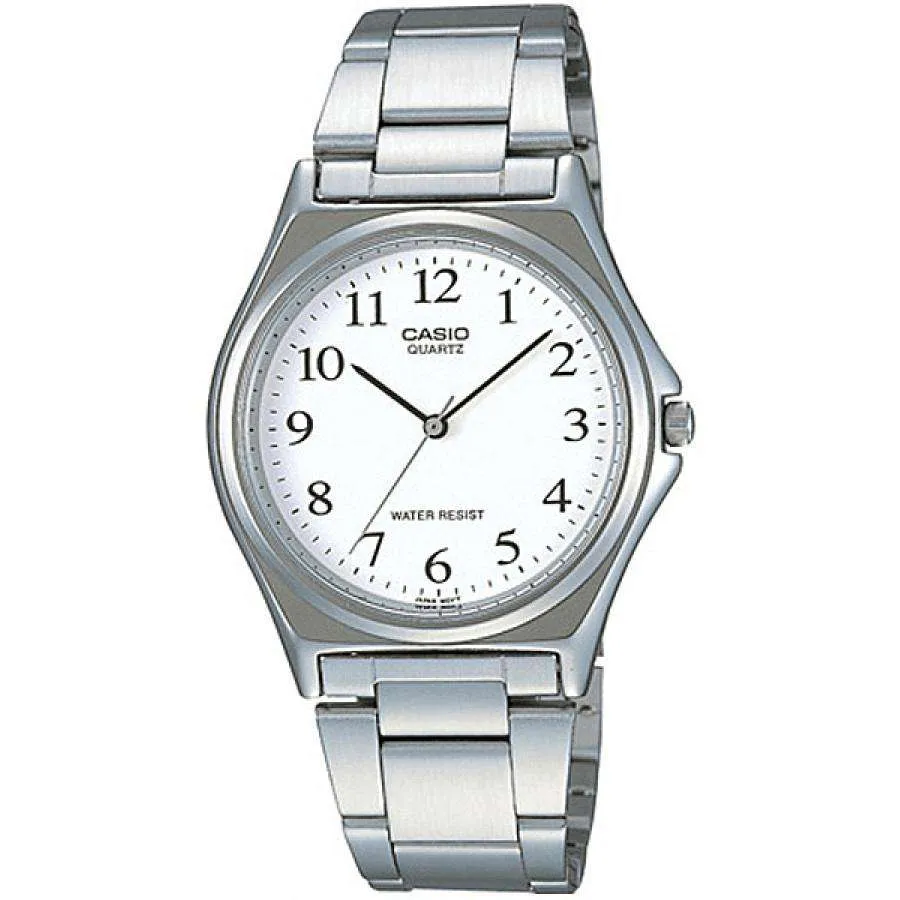 Casio MTP-1130A-7BRDF Silver Stainless Steel Strap Watch for Men Affordable casual watches Sporty casual watches Affordable luxury casual watches