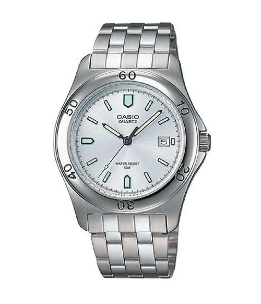 Casio MTP-1213A-7AVDF Silver Stainless Steel Strap Watch for Men Affordable casual watches Sporty casual watches Affordable luxury casual watches
