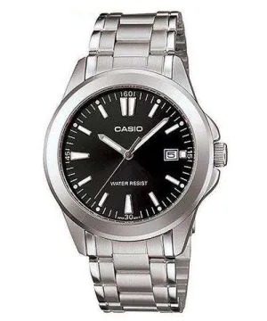 Casio MTP-1215A-1A2DF Silver Stainless Steel Strap Watch for Men Affordable casual watches Sporty casual watches Affordable luxury casual watches