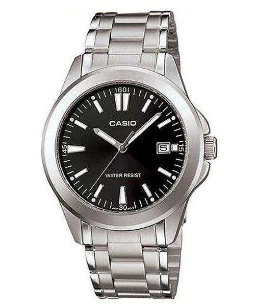 Casio MTP-1215A-1A2DF Silver Stainless Steel Strap Watch for Men Affordable casual watches Sporty casual watches Affordable luxury casual watches