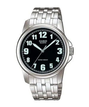 Casio MTP-1216A-1BDF Silver Stainless Steel Strap Watch for Men Affordable casual watches Sporty casual watches Affordable luxury casual watches