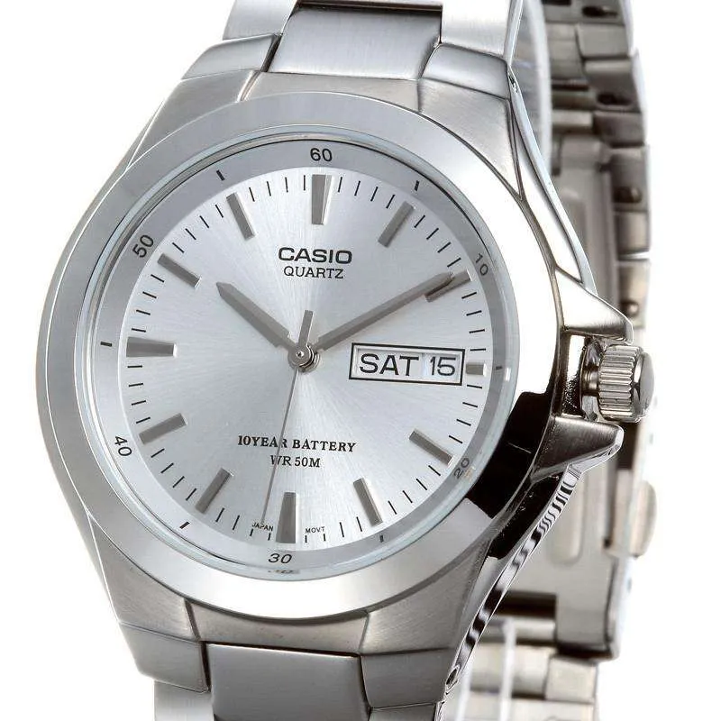 Casio MTP-1228D-7AVDF Silver Stainless Steel Strap Watch for Men