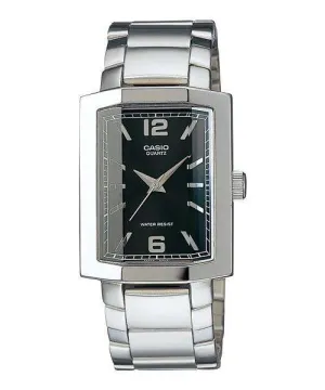 Casio MTP-1233D-1ADF Silver Stainless Steel Strap Watch for Men Affordable casual watches Sporty casual watches Affordable luxury casual watches