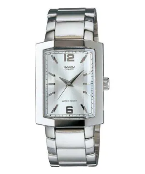 Casio MTP-1233D-7ADF Silver Stainless Steel Strap Watch for Men Affordable casual watches Sporty casual watches Affordable luxury casual watches