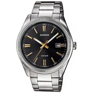 Casio MTP-1302D-1A2VDF Silver Stainless Steel Strap Watch for Men Affordable casual watches Sporty casual watches Affordable luxury casual watches