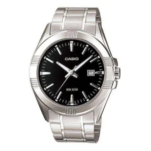 Casio MTP-1308D-1AVDF Silver Stainless Steel Strap Watch for Men Affordable casual watches Sporty casual watches Affordable luxury casual watches