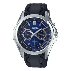 Casio MTP-E204-2A Super Illuminator Resin Strap Watch Affordable casual watches Sporty casual watches Affordable luxury casual watches