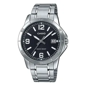 Casio MTP-V004D-1B2 Silver Stainless Watch for Men Affordable casual watches Sporty casual watches Affordable luxury casual watches
