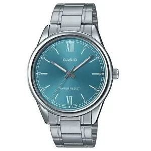 Casio MTP-V005D-3BUDF Silver Stainless Watch for Men Affordable casual watches Sporty casual watches Affordable luxury casual watches