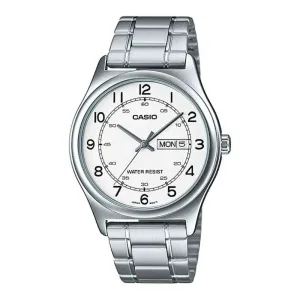 Casio MTP-V006D-7B2 Silver Stainless Watch for Men Affordable casual watches Sporty casual watches Affordable luxury casual watches