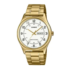 Casio MTP-V006G-7B Gold Stainless Watch for Men Affordable casual watches Sporty casual watches Affordable luxury casual watches