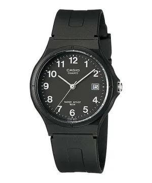 Casio MW-59-1BVDF Black Resin Strap Watch for Men Affordable casual watches Sporty casual watches Affordable luxury casual watches