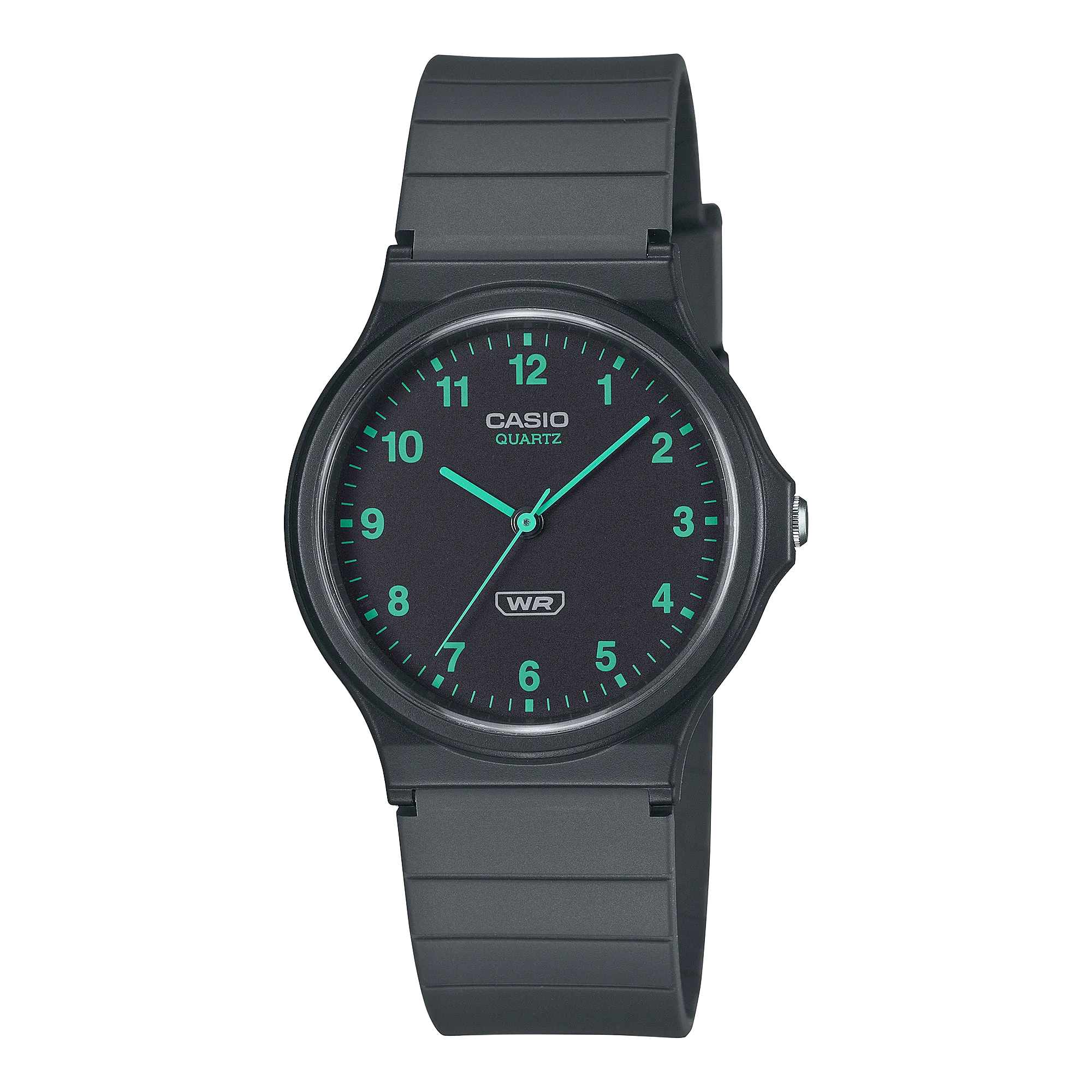 Casio Pop Black Resin Band Watch MQ24B-8B 