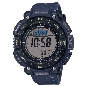 Casio PRO TREK Explorer Edition with Dual-Layer LCD and Reused Resin Band PRG340SC-2D 