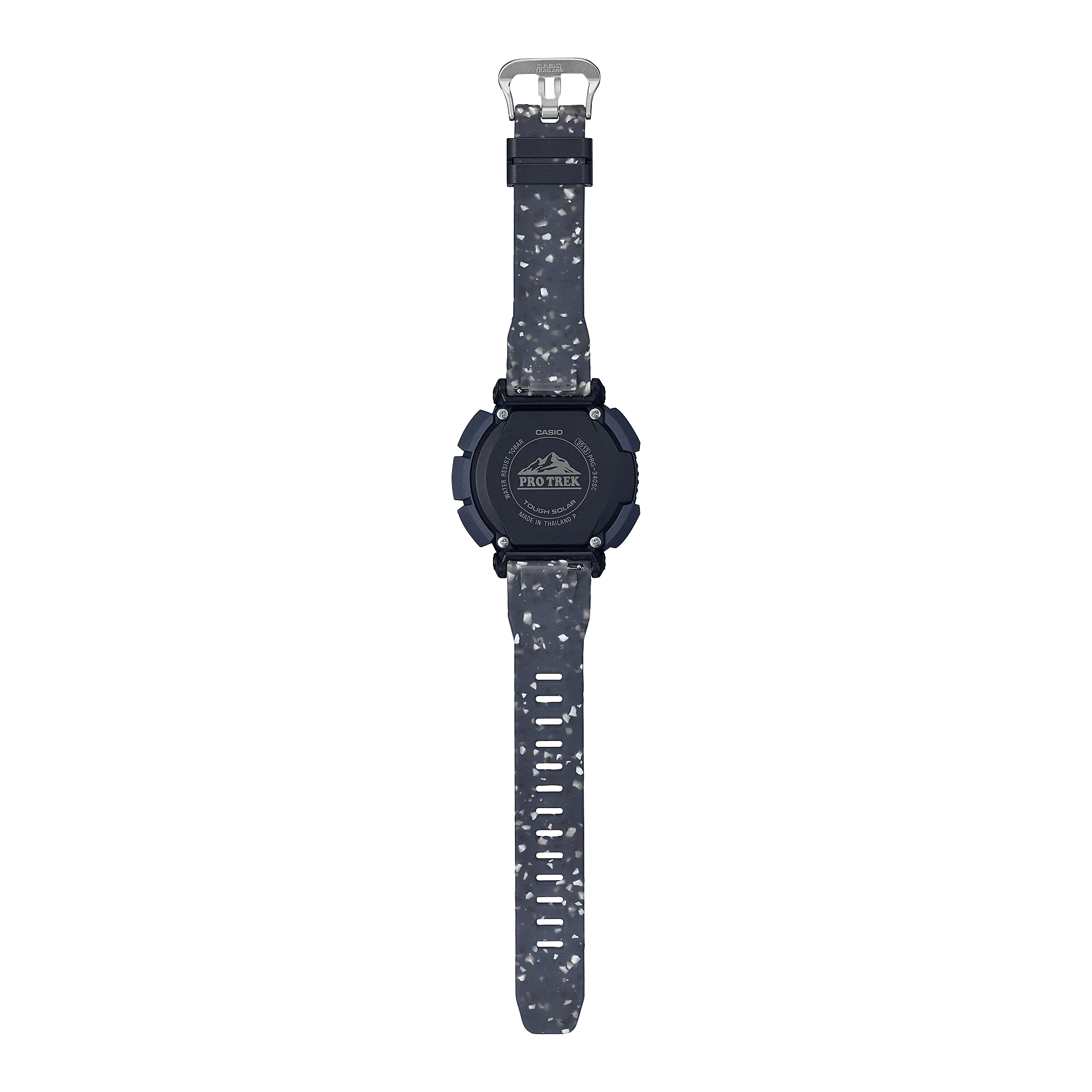Casio PRO TREK Explorer Edition with Dual-Layer LCD and Reused Resin Band PRG340SC-2D