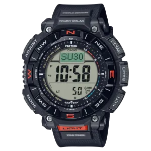 Casio Protrek Digital Solar Black Resin Band Watch PRG340-1D 