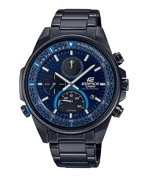 Casio Slim Line with Sapphire Crystal Blue Dial Watch EFSS590DC-2A 