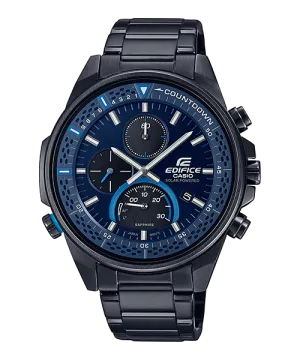 Casio Slim Line with Sapphire Crystal Blue Dial Watch EFSS590DC-2A 