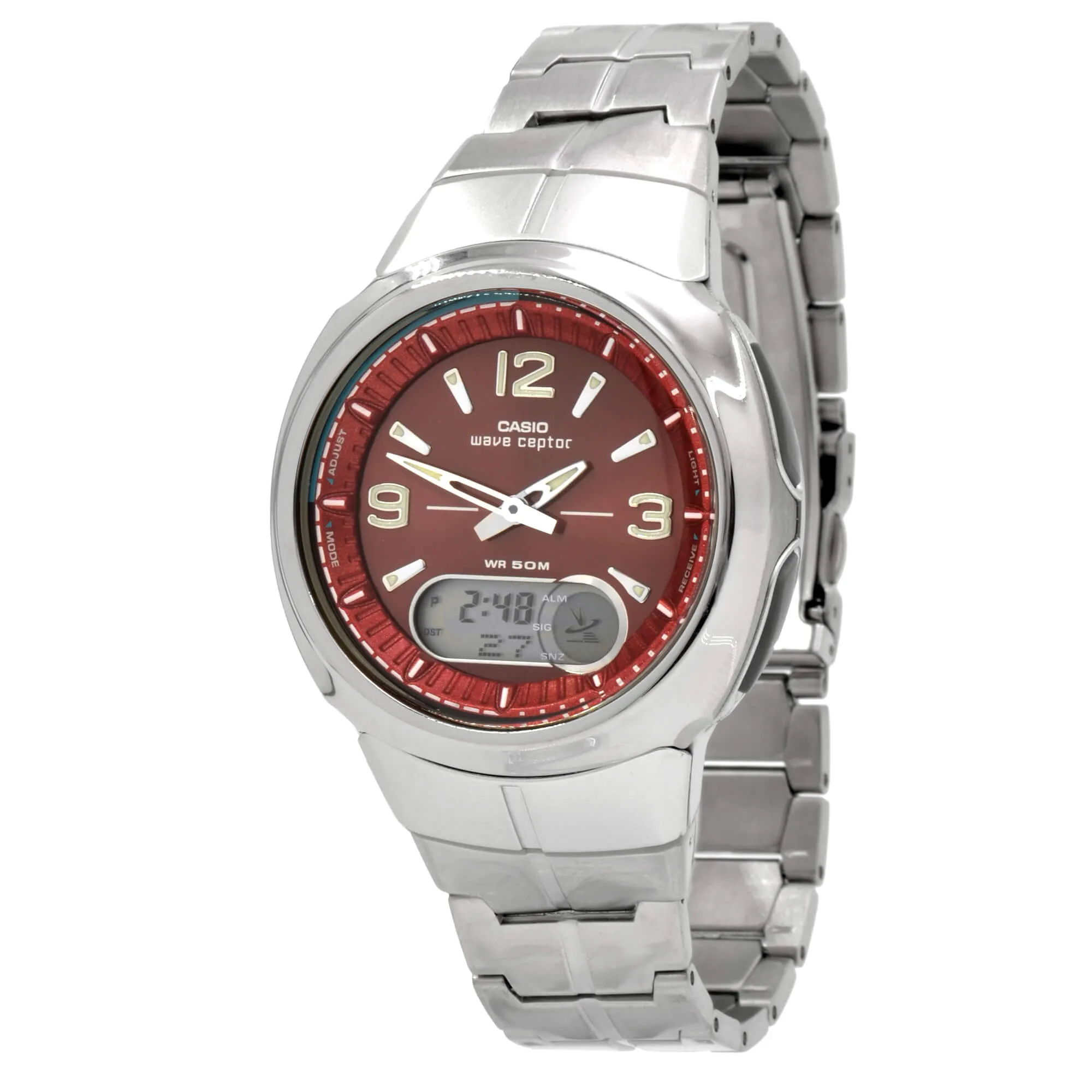 Casio Stainless steel Case Stainless steel Band Watch | WVA-106HDA-4B Luxury Quartz Watch Quartz Watch Sale