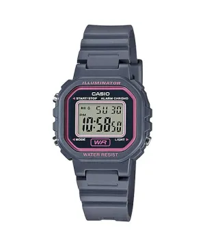 Casio Standard Digital Black Resin Band Watch LA20WH-8A 
