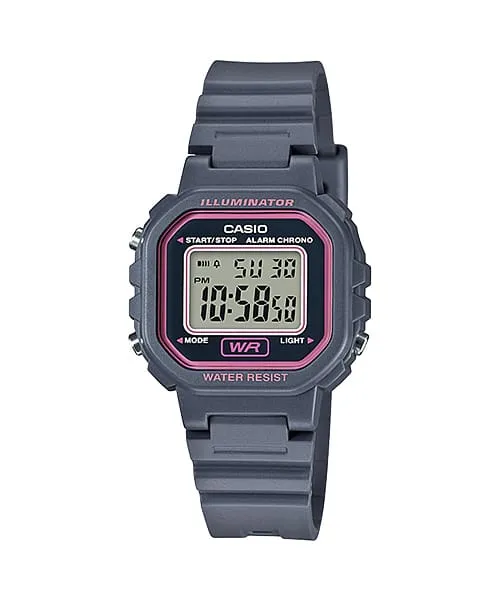 Casio Standard Digital Black Resin Band Watch LA20WH-8A 