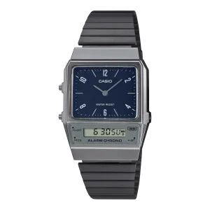 Casio Vintage AQ-800 Retro Modern Colors Stainless Steel Watch AQ800EB-2A 