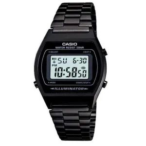 Casio Vintage B640WB-1A Black Stainless Steel Watch For Men and Women Affordable casual watches Sporty casual watches Affordable luxury casual watches