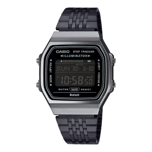 Casio Vintage Black Stainless Steel Watch ABL100WEGG-1B 