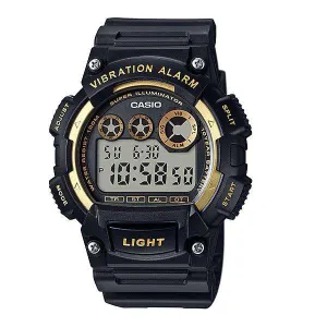 Casio W-735H-1A2 Black Resin Watch for Men Affordable casual watches Sporty casual watches Affordable luxury casual watches