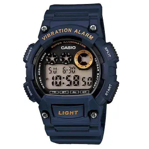 Casio W-735H-2A Navy Blue Resin Watch for Men Affordable casual watches Sporty casual watches Affordable luxury casual watches