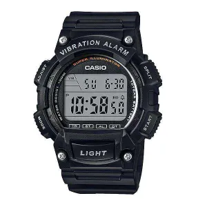 Casio W-736H-1AVDF Black Resin Watch for Men Affordable casual watches Sporty casual watches Affordable luxury casual watches