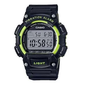 Casio W-736H-3AVDF Black Resin Watch for Men Affordable casual watches Sporty casual watches Affordable luxury casual watches