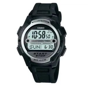 Casio W-756-1AVDF Black Resin Watch for Men and Women Affordable casual watches Sporty casual watches Affordable luxury casual watches