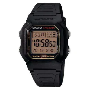 Casio W-800HG-9AVDF Black Resin Watch for Men and Women Affordable casual watches Sporty casual watches Affordable luxury casual watches