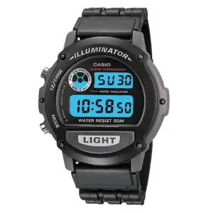 Casio W-87H-1VHDR Black Resin Watch for Men and Women Affordable casual watches Sporty casual watches Affordable luxury casual watches