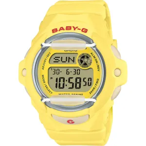 Casio Women's Watch Baby-G World Time Yellow and Grey Dial Strap BG-169CH-9CR Luxury Quartz Watch Quartz Watch Sale