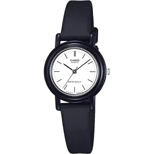 Casio Women's Watch - Quartz White Dial Black Resin Strap Waterproof | LQ-139B-7E Luxury Quartz Watch Quartz Watch Sale