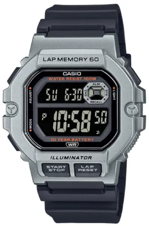 Casio WS-1400H-1B Black Resin Strap Watch for Men Affordable casual watches Sporty casual watches Affordable luxury casual watches