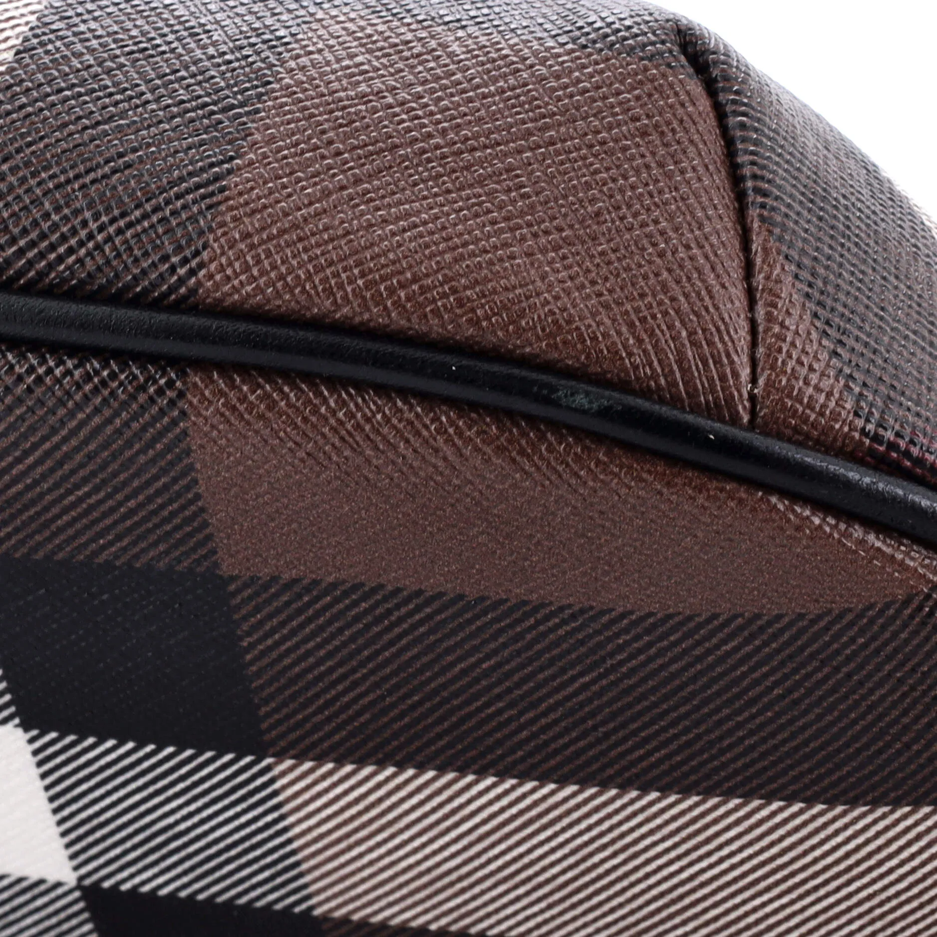 Cason Bum Bag Check E-Canvas Medium