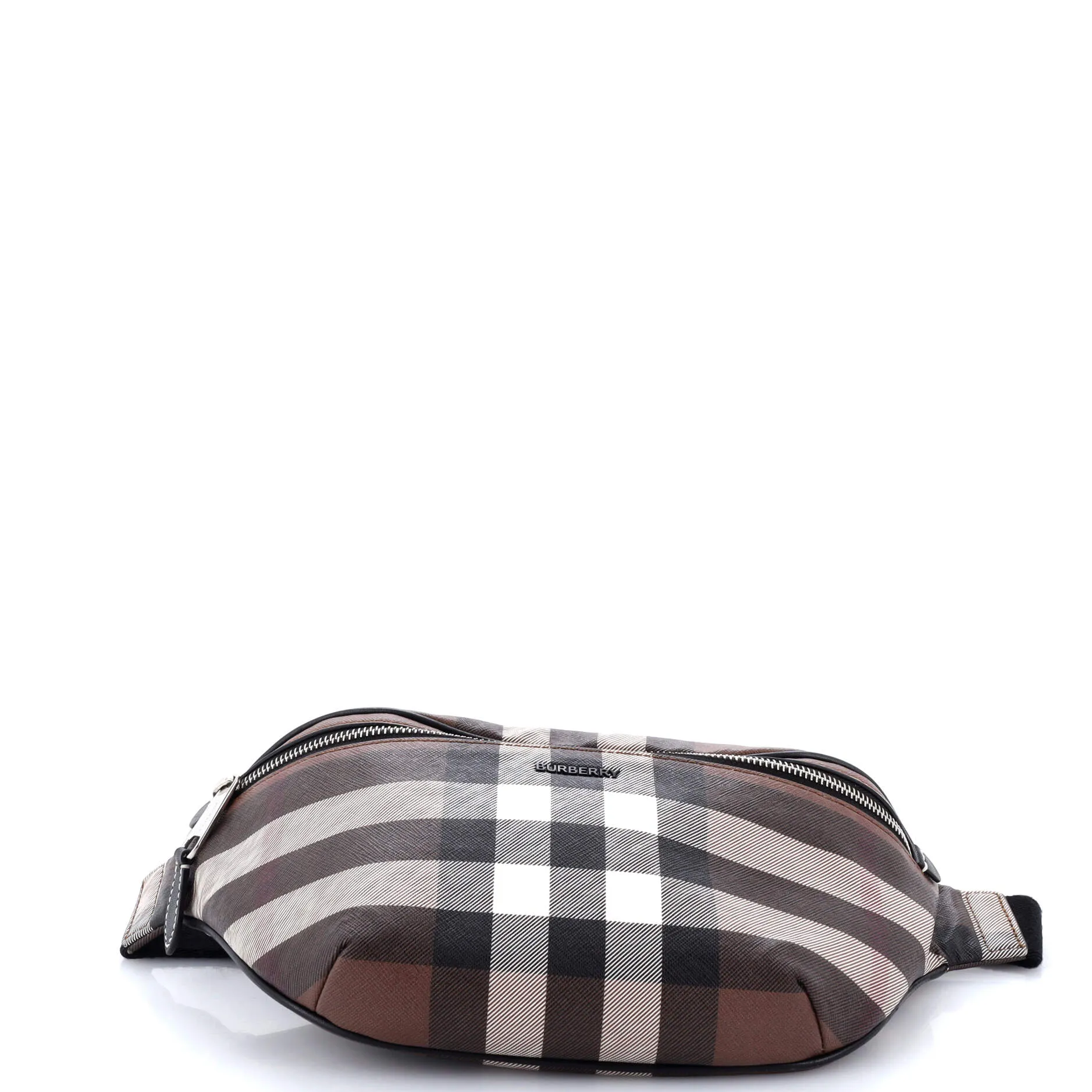 Cason Bum Bag Check E-Canvas Medium