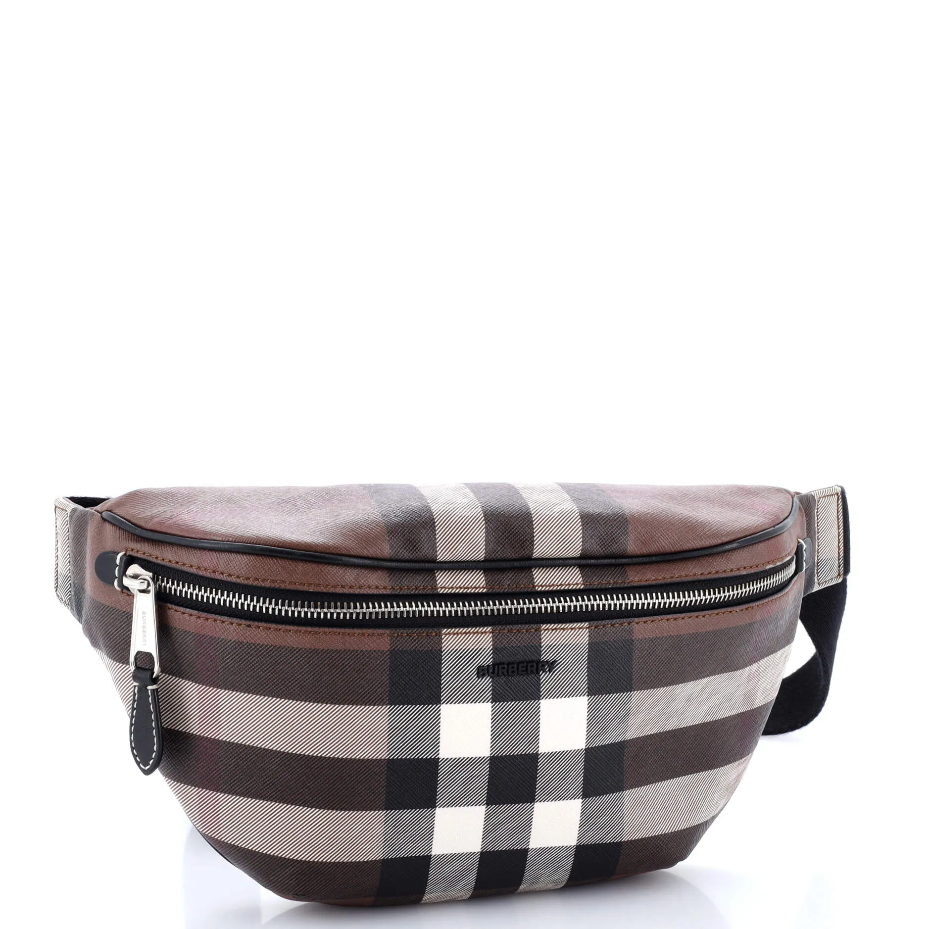 Cason Bum Bag Check E-Canvas Medium